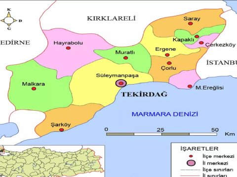 Tekirdağda ZƏLZƏLƏ