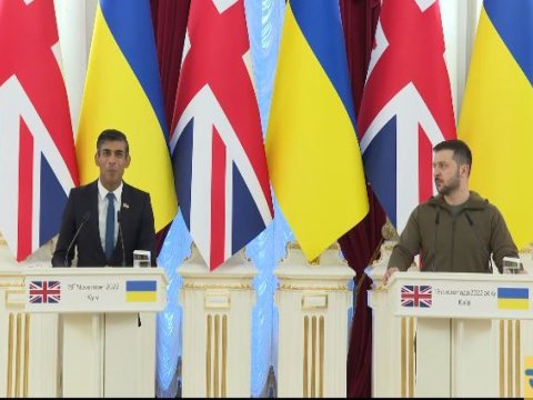 Rişi Sunakla Zelenski arasında telefon danışığı olub