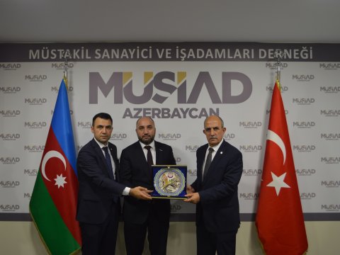 Türkiyəli sahibkarlar MÜSİAD Azərbaycanı ziyarət etdi - FOTOLAR