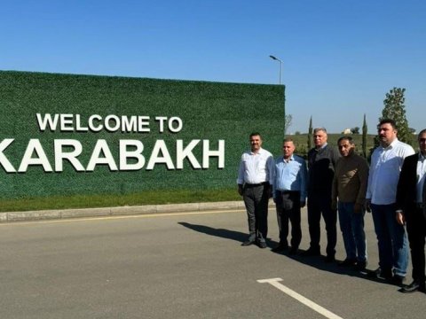 İraq deputatları Şuşada - FOTO