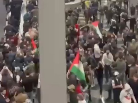 Mahaçqalada nə baş verir... - İsrail təyyarəsinə görə silahlar işə düşdü - VİDEO