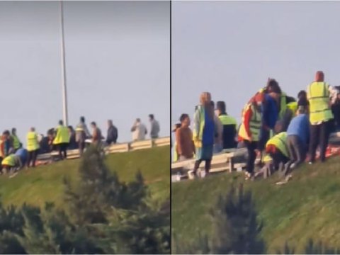 Aeroport yolunda təmizlik işçisini maşın vurub öldürdü