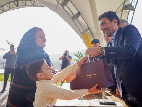 Laçına qayıdanlara evlərinin açarları təqdim olundu - FOTOLAR