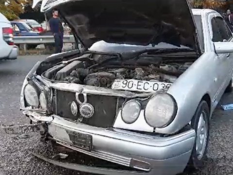 Göygöldə ağır qəza - 5 nəfər yaralanıb