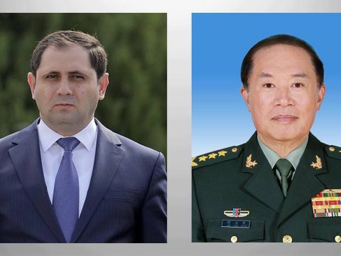 Papikyan çinli generalla əməkdaşlığı müzakirə etdi 