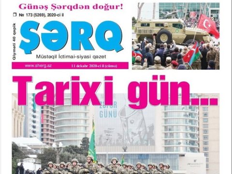 “Şərq” 27 yaşını tamamlayır
