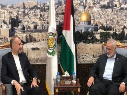 İran XİN başçısı HƏMAS lideri ilə görüşdü