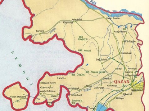 Müasir Ermənistanın Qazax ƏRAZİLƏRİ