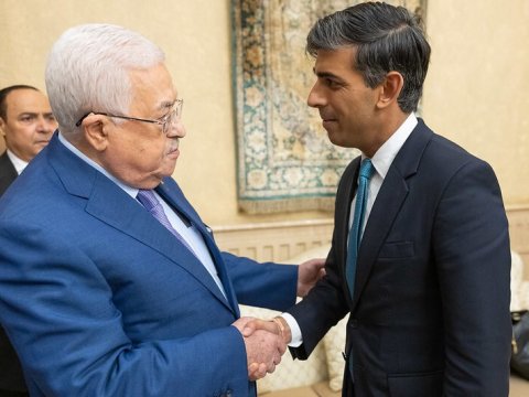 Rişi Sunak Fələstin lideri ilə danışıqlar apardı 