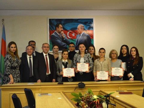 “Beynəlxalq təcrübədə tyutorluq” təliminin mükafatlandırma mərasimi  - FOTO