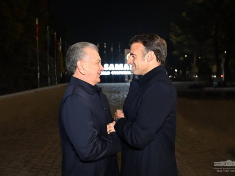 Makron Mirziyoyevlə görüşdə ona nə vəd edib? - DETALLAR