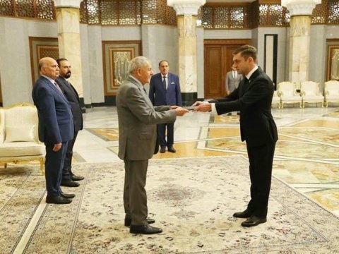 Səfirimiz etimadnaməsini İraq Prezidentinə təqdim etdi