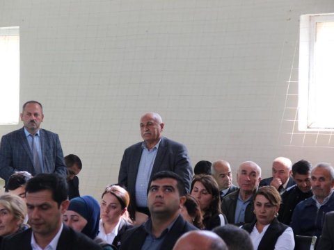 Goranboyun Quşçular kəndində səyyar qəbul