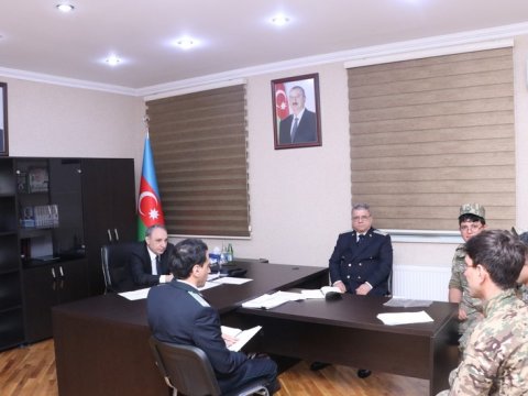 Baş prokuror Xırdalanda vətəndaşları qəbul edib - FOTOLAR