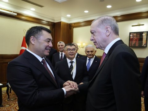 Ərdoğan Astanada Sadır Japarovla görüşdü
