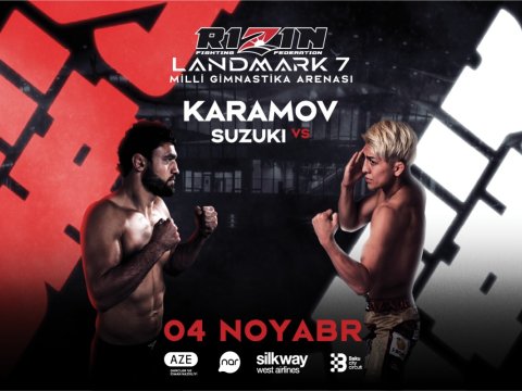 “Nar” beynəlxalq MMA yarışı “RIZIN” turnirinin rəsmi tərəfdaşıdır