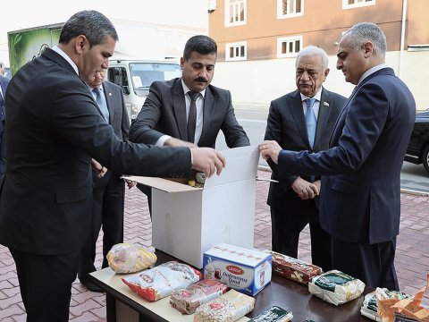 Zəfər Günü ilə əlaqədar Naxçıvanda 1250 ailəyə sovqat göndərildi - FOTO