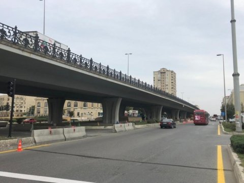 Ziya Bünyadov prospektində hərəkət məhdudlaşdırılır