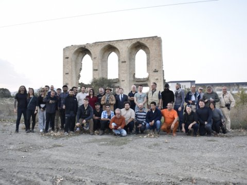 26 ölkənin səyyahı Ağdamda - FOTO