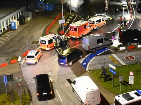 Hamburq aeroportu fəaliyyətini DAYANDIRDI