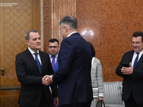 Ceyhun Bayramov Rumıniyanın Baş naziri GÖRÜŞDÜ