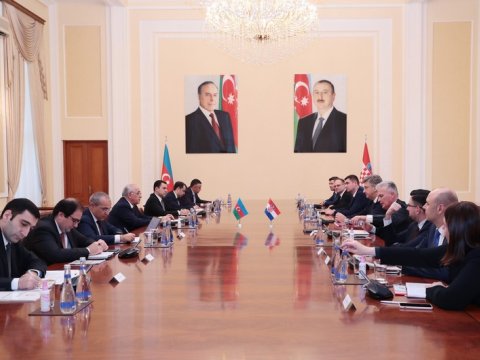 Əli Əsədov xorvat həmkarı ilə müzakirələr apardı 