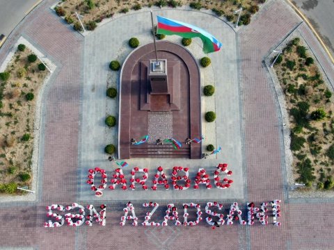Pirallahıda Zəfər Günü qeyd olundu - FOTOLAR