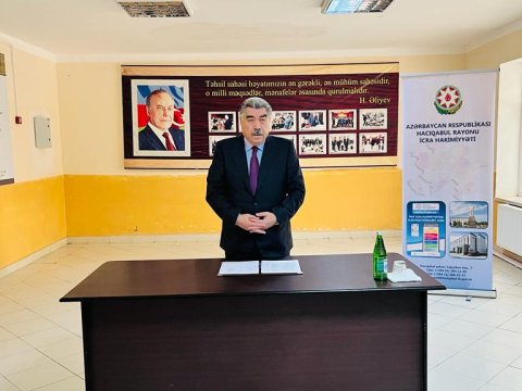 Hacıqabulun Meyniman kəndində səyyar qəbul keçirilib - FOTOLAR