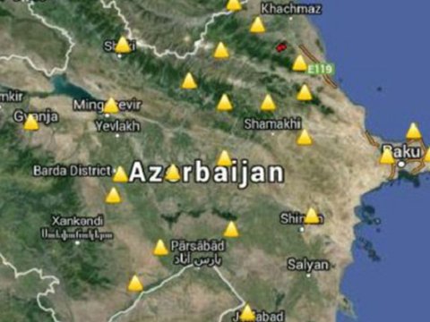 Azərbaycanda zəlzələ oldu
