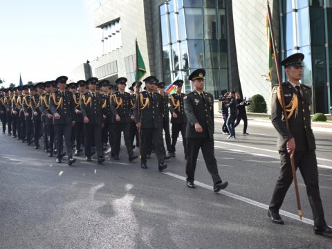 Bakıda Zəfər yürüşü - VİDEO/FOTO