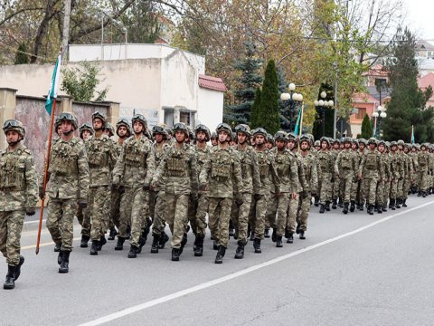 Füzuli və Zəngilanda Zəfər Günü yürüşü - FOTOLAR