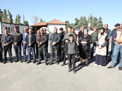 Laçında evlər təbii qazla təmin edilir - FOTOLAR
