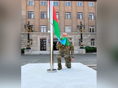 Xankəndidə bayrağımızın qaldırılacağına şübhə etmirdim - Prezident