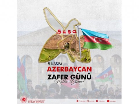 Türkiyə XİN-dən Zəfər Günü TƏBRİKİ