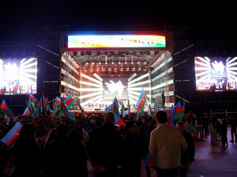 Bakıda Zəfər Günü konserti - FOTOLAR