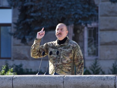 Prezident Xankəndidən həm dosta, həm düşmənə MESAJ VERDİ