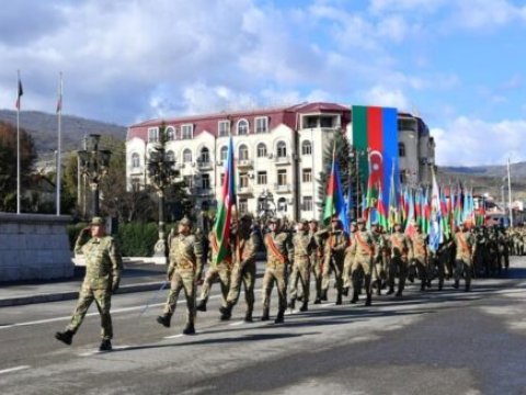 Xankəndinin qürur tarixi: Zəfər Paradı