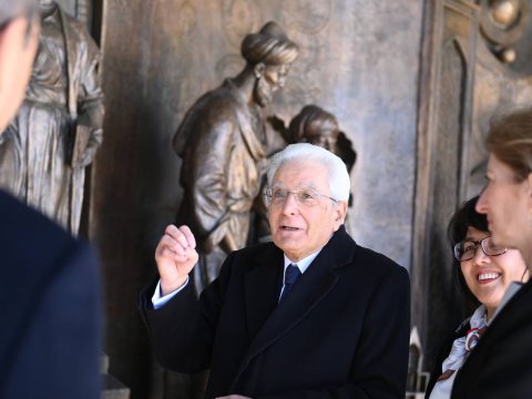 İtaliya prezidenti Özbəkistandadır