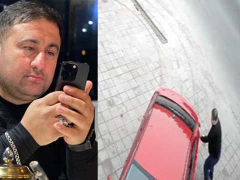 Sürücü avtoyuma məntəqəsinin qarşısında qəfil öldü - Anban video