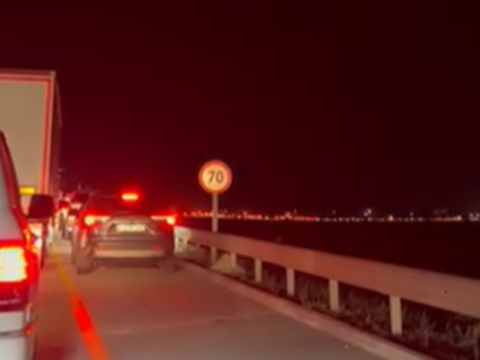 Bakı-Ələt yolunda 10 maşın toqquşdu - VİDEO