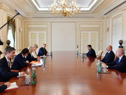 İlham Əliyev ATƏT PA prezidentini qəbul etdi