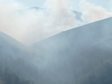 Azərbaycan-Ermənistan sərhədində YANĞIN