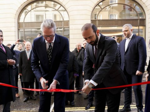 Ermənistanın Britaniyadakı səfriliyi yeni binaya köçdü - FOTOLAR