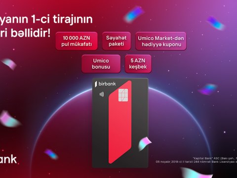 Birbank-ın “10 001 hədiyyə” lotereyasının 1-ci tirajı yekunlaşdı