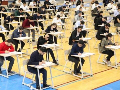 Prokurorluğa qəbulla bağlı müsabiqənin yazılı imtahan mərhələsi keçirilir