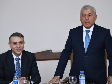 BMU-nun rektoru STP-nin baş icraçı direktoru ilə görüşdü - FOTOLAR