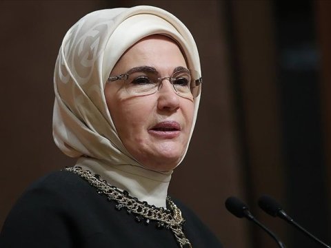 Qəzza zolağının bərpası üçün fond yaradılmalıdır - Əminə Ərdoğan