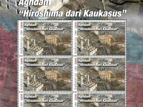 İndoneziyada Ağdamla bağlı poçt markası dövriyyəyə buraxıldı