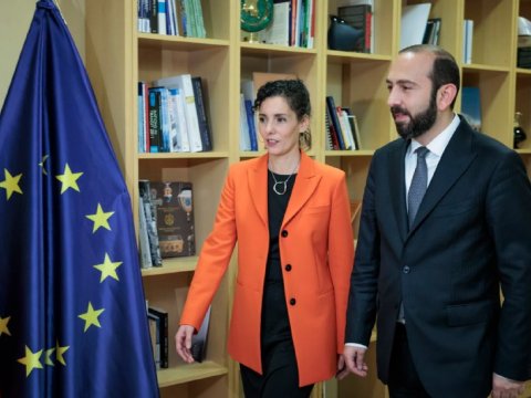 Mirzoyan belçikalı həmkarı ilə görüşüb - FOTOLAR