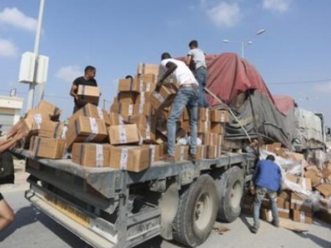 144 yük maşını Qəzzaya daxil oldu